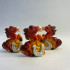 Статуэтка полистоун «Коняшка с подковой», 4*3,5*2 см, МИКС, 3 штуки