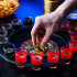 Игра "Алко-Вегас", 29 х 29 см, 16 стопок, стопка 5 х 3.5 см