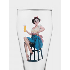 Бокал для пива 500 мл Pin-up beer, Микс