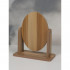 Зеркало настольное BAMBOO 12×17 см, бежевое
