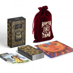 Карты Таро в мешке со скатертью "Универсальные", 19х12,5 см