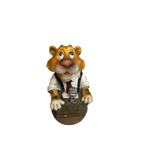 Фигурка "Тигр оратор", полистоун, 11*7*7