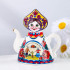 Колокольчик Кукла на чайнике, 10 см, микс