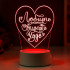 Светильник "Сердце" LED RGB от сети 9,5х12х18 см RISALUX