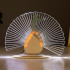 Светильник 3D ночник "Павлин" LED USB 18,5х7х14 см RISALUX