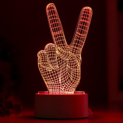 Светильник "Победа" LED RGB от сети 9,5х10х19 см