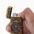 Зажигалка газовая "Два дракона", пьезо, с подсветкой
