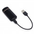 Зажигалка электронная, спираль, USB, 3.2 х 7.5 см, "Волк"