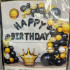 Набор фольгированных и латексных шаров Фотозона Happy Birthday