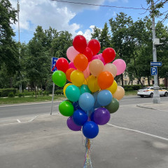 Набор шаров с гелием № 643 - в потолок 50 шт ( аэродизайн )