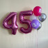 Набор шаров с гелием № 651 - с цифрами 45
