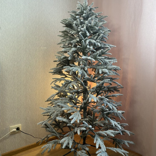 Искусственная литая елка "Элитная СНЕЖНАЯ", 180 см