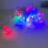 Гирлянда «Нить» 10 м, насадка "Шарики", 40 LED, свечение мульти (RG/RB), мигание, 220 В