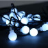НИТЬ DCR. 5 м, с насад. “Шарики Белые”, IP20, Н.Т. LED-30-220V, 8 режимов, БЕЛЫЙ     