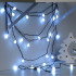 НИТЬ DCR. 5 м, с насад. “Шарики Белые”, IP20, Н.Т. LED-30-220V, 8 режимов, БЕЛЫЙ     