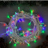 Гирлянда «Нить» 10 м, IP44, белая нить, 100 LED, свечение мульти, 8 режимов, 220 В