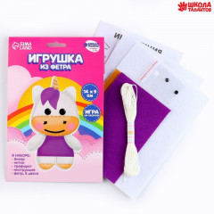 Набор для создания игрушки из фетра "‎Любимый единорог"