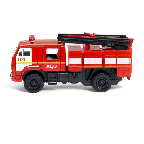 Машина металл. "KAMAZ-43502. Пожарная автоцистерна" 15 см. KAM43502-15FIR-RD (72)
