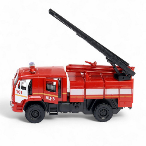 Машина металл. "KAMAZ-43502. Пожарная автоцистерна" 15 см. KAM43502-15FIR-RD (72)