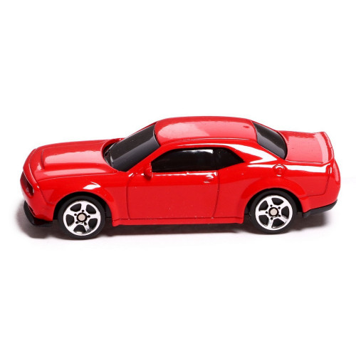 Машина металлическая DODGE CHALLENGER SRT DEMON, 1:64, цвет красный