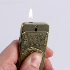 Зажигалка газовая "Доллар", 3.5 х 7 см